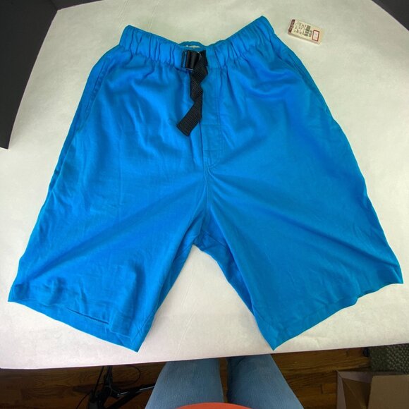 Vintage Union Bay River Short Elastic Waist Pockets Blue Long Small - Picture 7 of 12